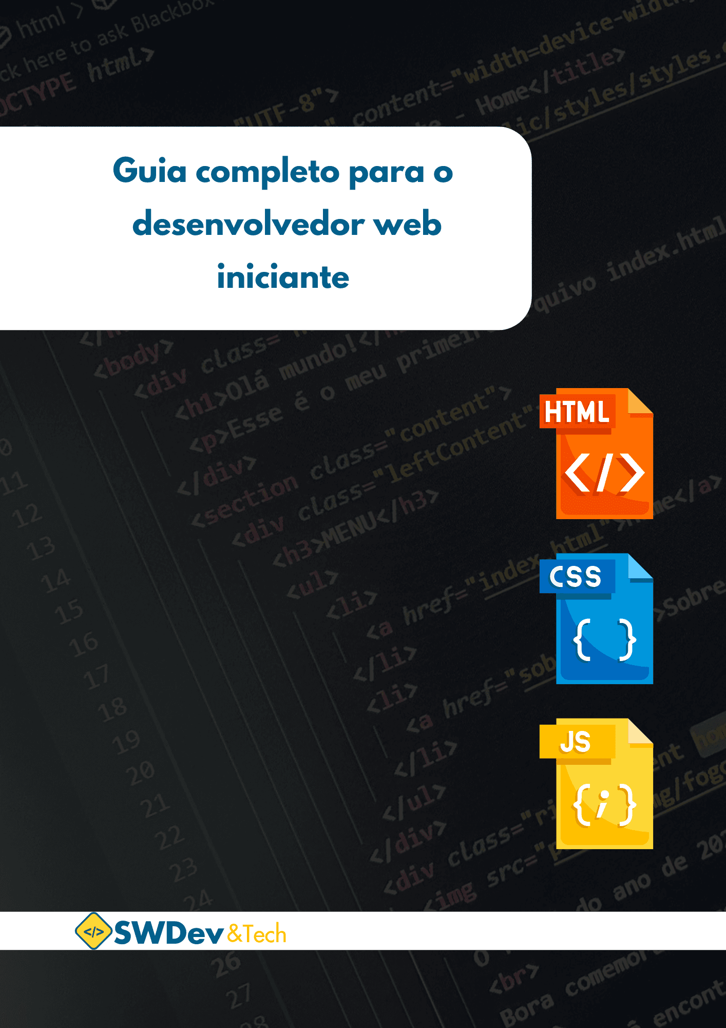 Capa do e-book Seu Guia Completo para se Tornar um Desenvolvedor Web Profissional
